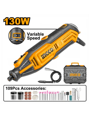MINI ESMERIL 130W CON 109 ACCESORIOS