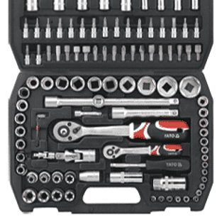 MALETA CON 108 HERRAMIENTAS: Juego de dados 1/2