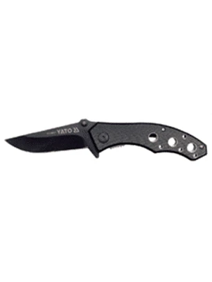 Cuchillo negro plegable 190 mm