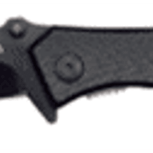 Cuchillo negro plegable 190 mm