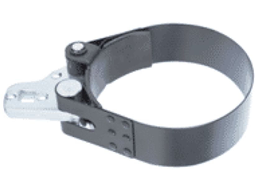 Llave saca filtros para camiones tipo faja metálica 115-135mm