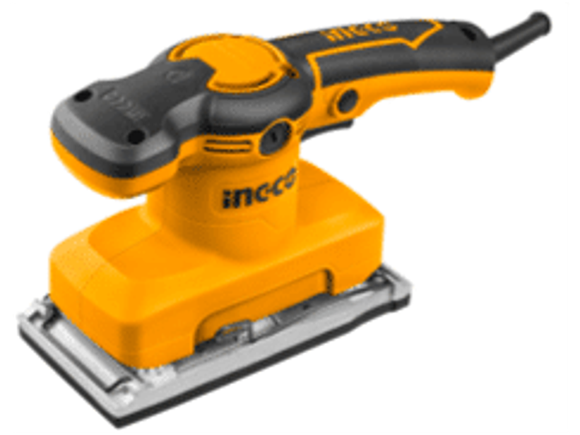 LIJADORA ORBITAL INGCO RECTANGULAR 320 WATS C/5 PZAS