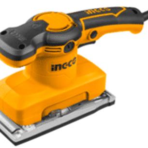 LIJADORA ORBITAL INGCO RECTANGULAR 320 WATS C/5 PZAS