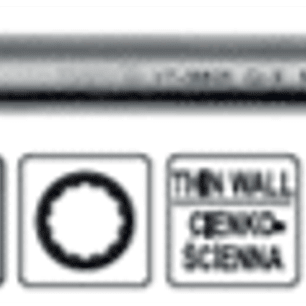 Dado largo poligonal para bujías 3/8