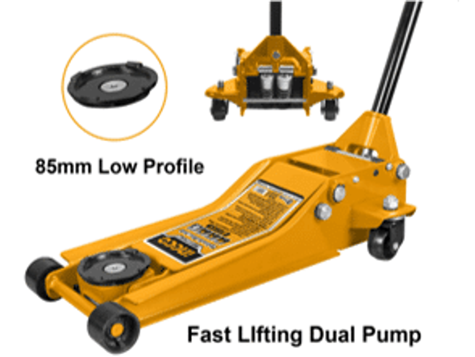 GATA HIDRAULICA TIPO CAIMAN DOBLE BOMBA 3,0 TON