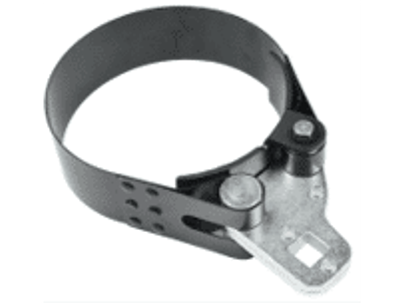 Llave saca filtros para camiones tipo faja metálica 125-145mm
