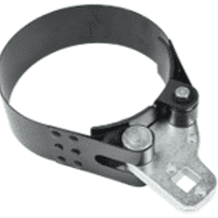 Llave saca filtros para camiones tipo faja metálica 125-145mm