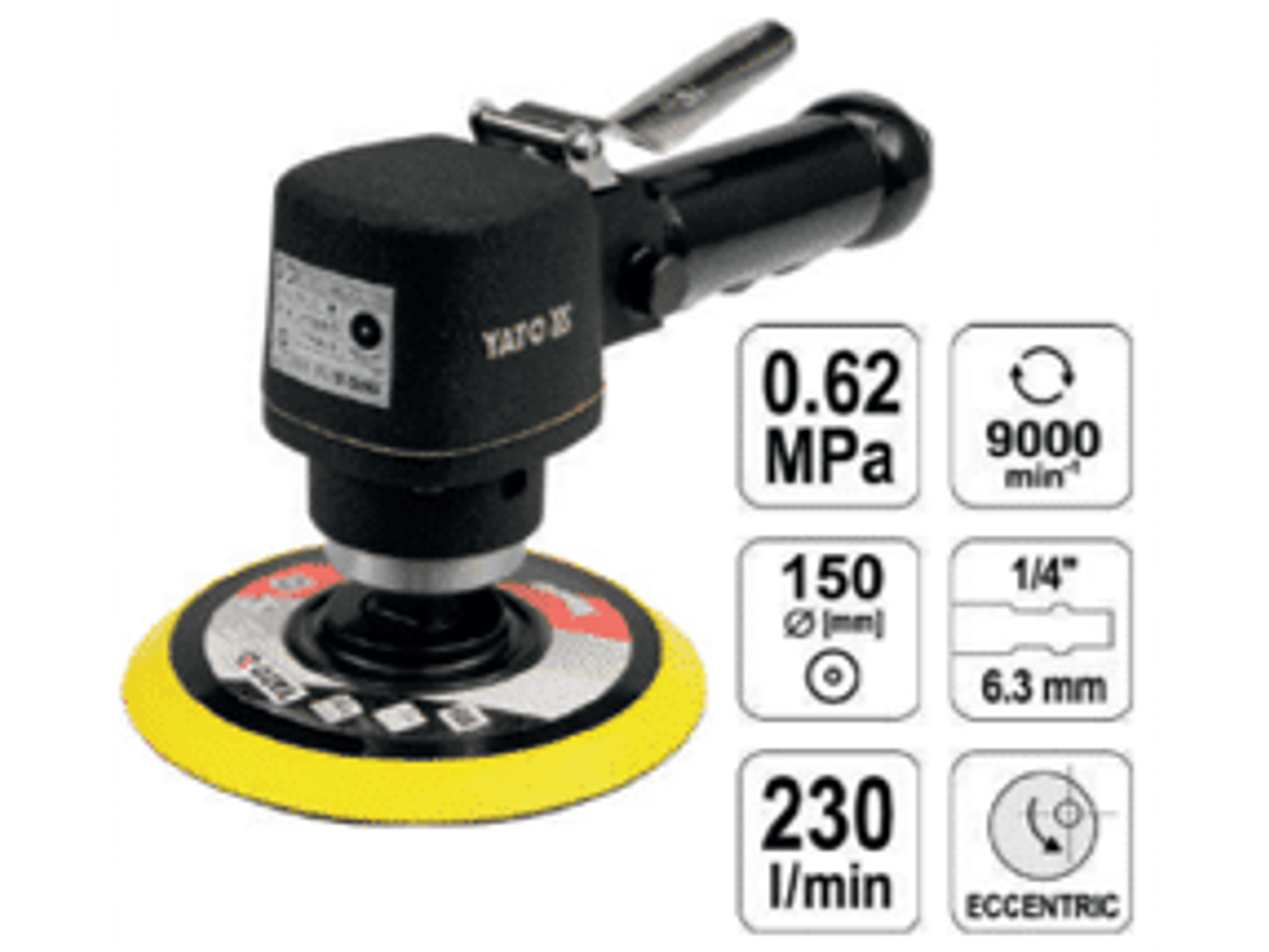 Pulidor neumático excéntrico 6