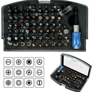 Juego de Puntas 59 Piezas 1/4