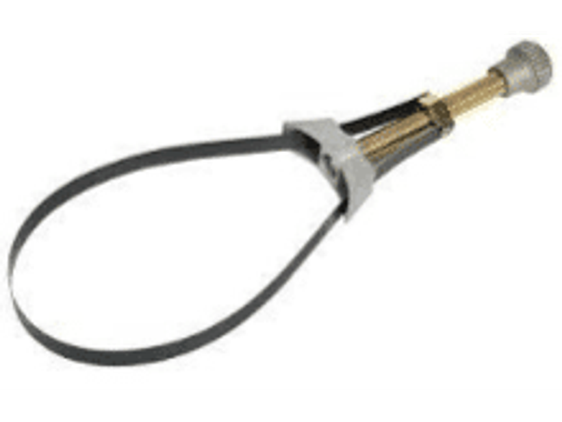Llave saca filtros tipo prensa con faja metálica 65-110mm