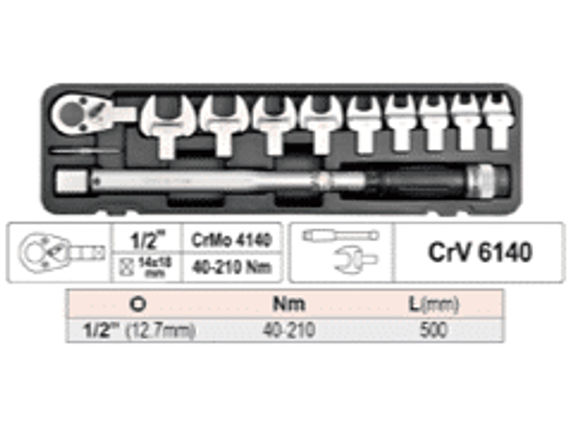 Llave de torque de 1/2