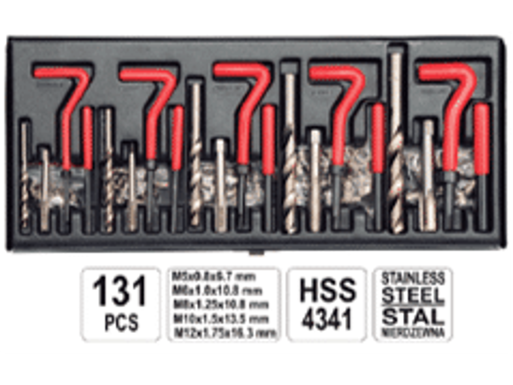 Juego de reparación de hilos (helicoil) M5 - M12