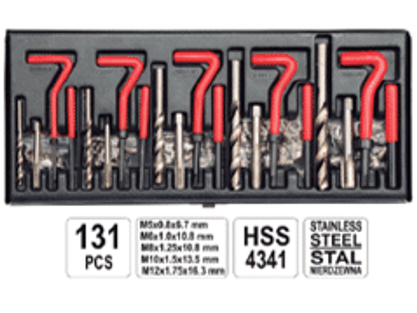 Juego de reparación de hilos (helicoil) M5 - M12