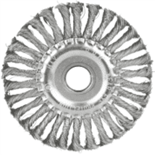 ESCOBILLA CIRCULAR GRUESA, PARA ESMERIL DE BANCO, DIÁMETRO 7