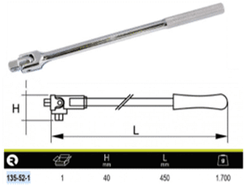 Barrote articulado 3/4