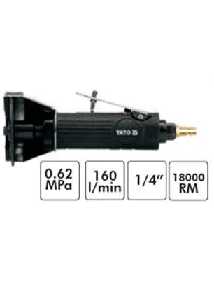Esmeril neumático 75 mm, 160 l/min, 0