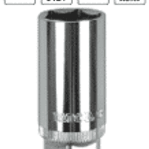 Dado p/bujías hex 1/2