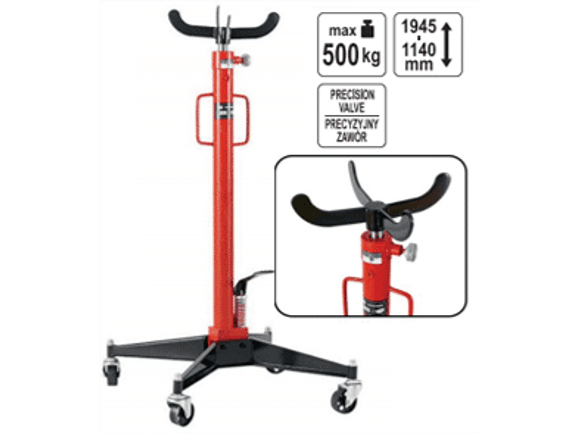 Gata alta para cajas de cambio. Capacidad 0,5 T