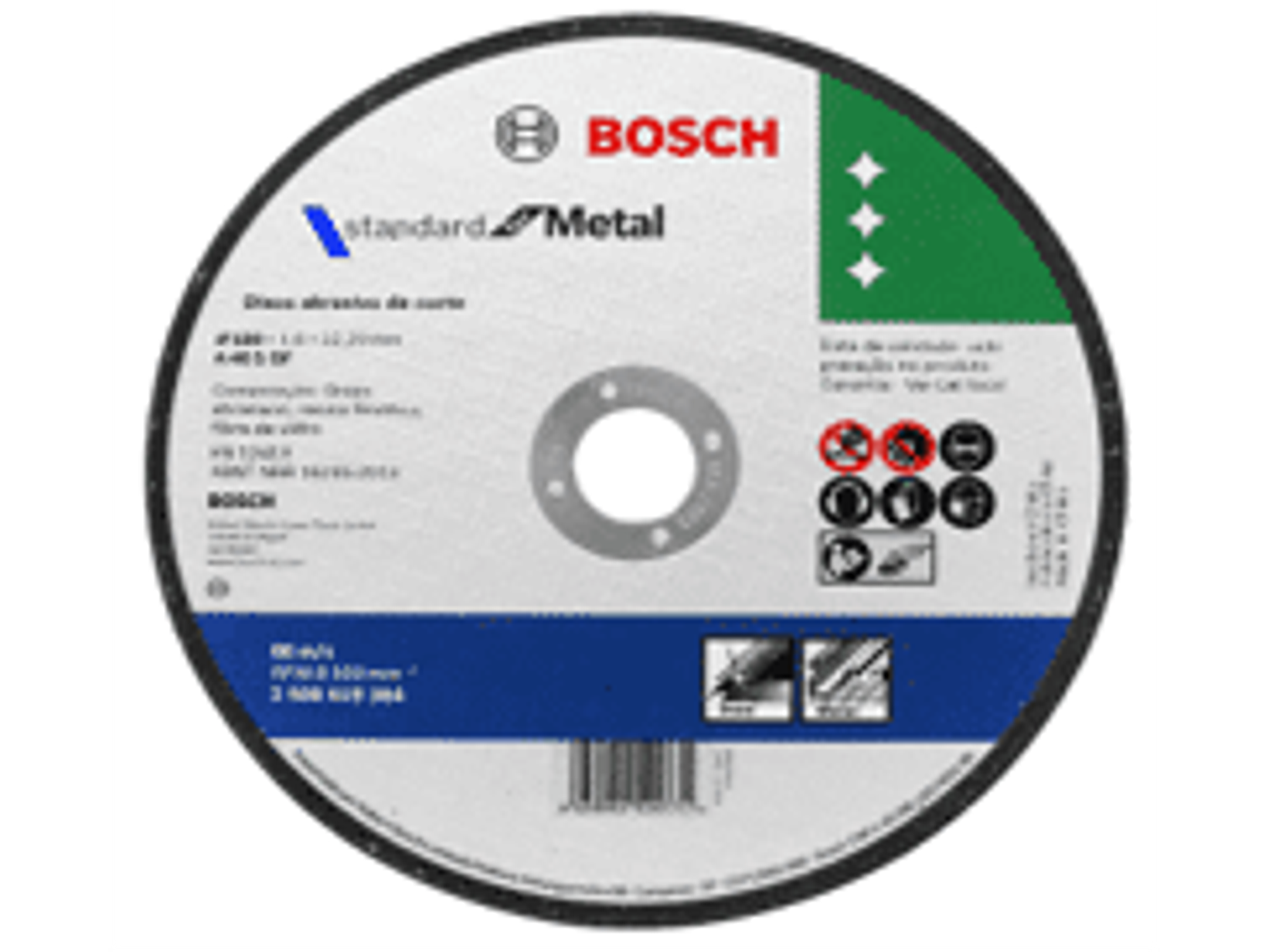 Disco Corte Standard Metal 4 1/2