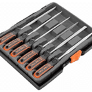 Juego de limas matricero, 6 piezas