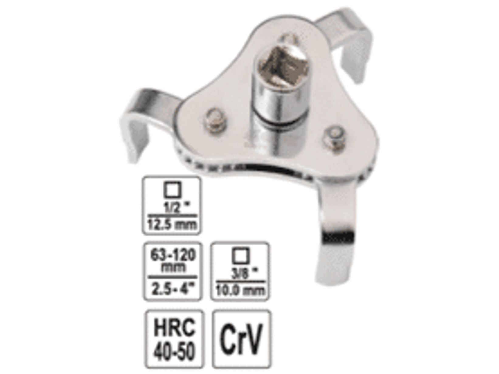 Llave para filtro de aceite 1/2-3/8