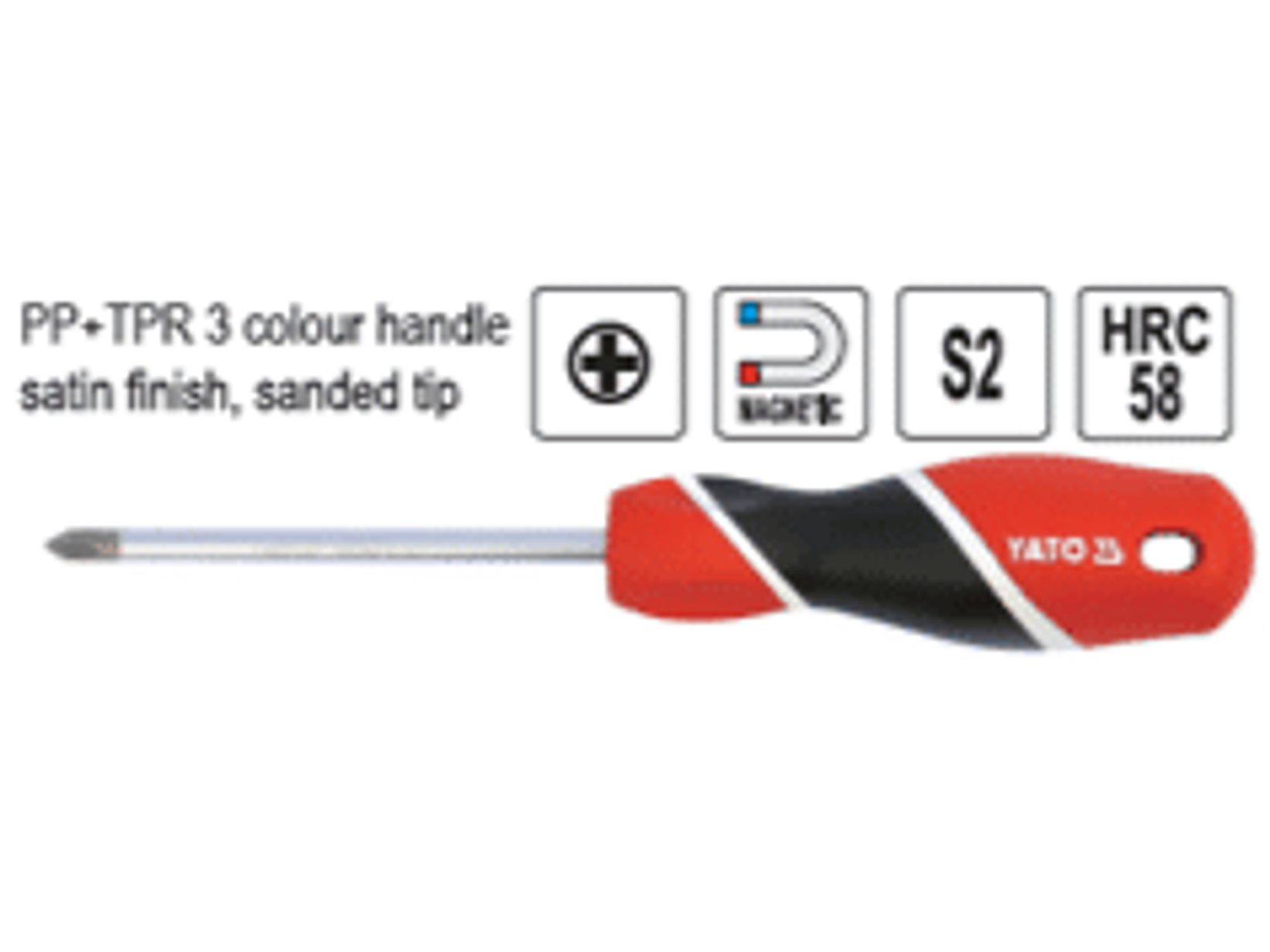 Destornillador cruz PH 1 x 250 mm