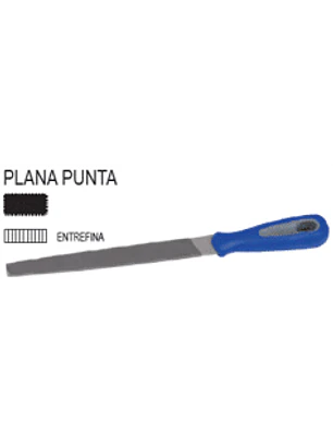 Lima punta plana 6