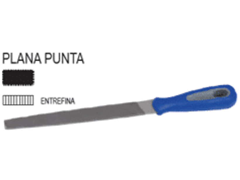 Lima punta plana 6