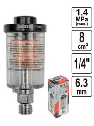 Mini filtro para herramientas neumáticas