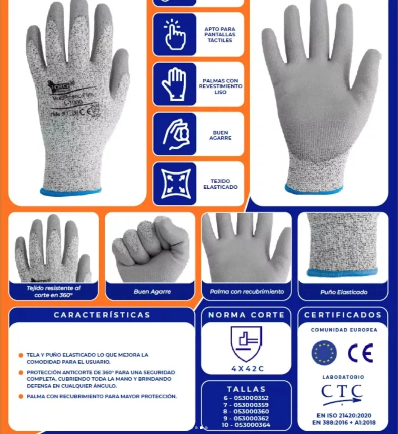 Guantes anticorte - thumbnail 1