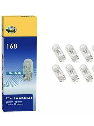 HELLA CAJA DE 10 AMPOLLETAS T10
