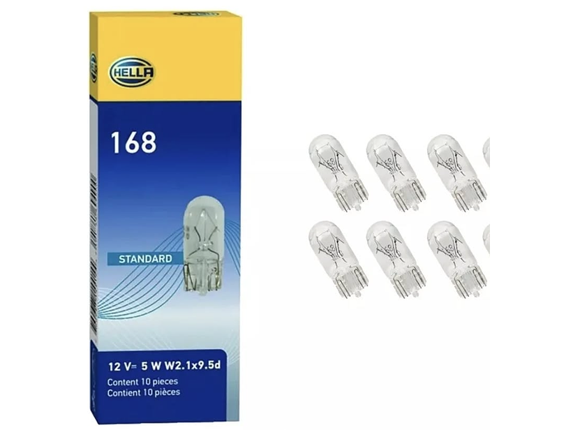 HELLA CAJA DE 10 AMPOLLETAS T10 1