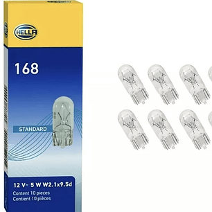 HELLA CAJA DE 10 AMPOLLETAS T10