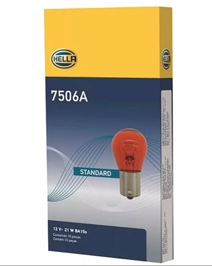 HELLA CAJA 10 AMPOLLETAS GLOBO GRANDE - Miniatura 1