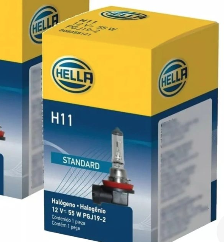 HELLA AMPOLLETA HALOGENA H11 - Miniatura 2