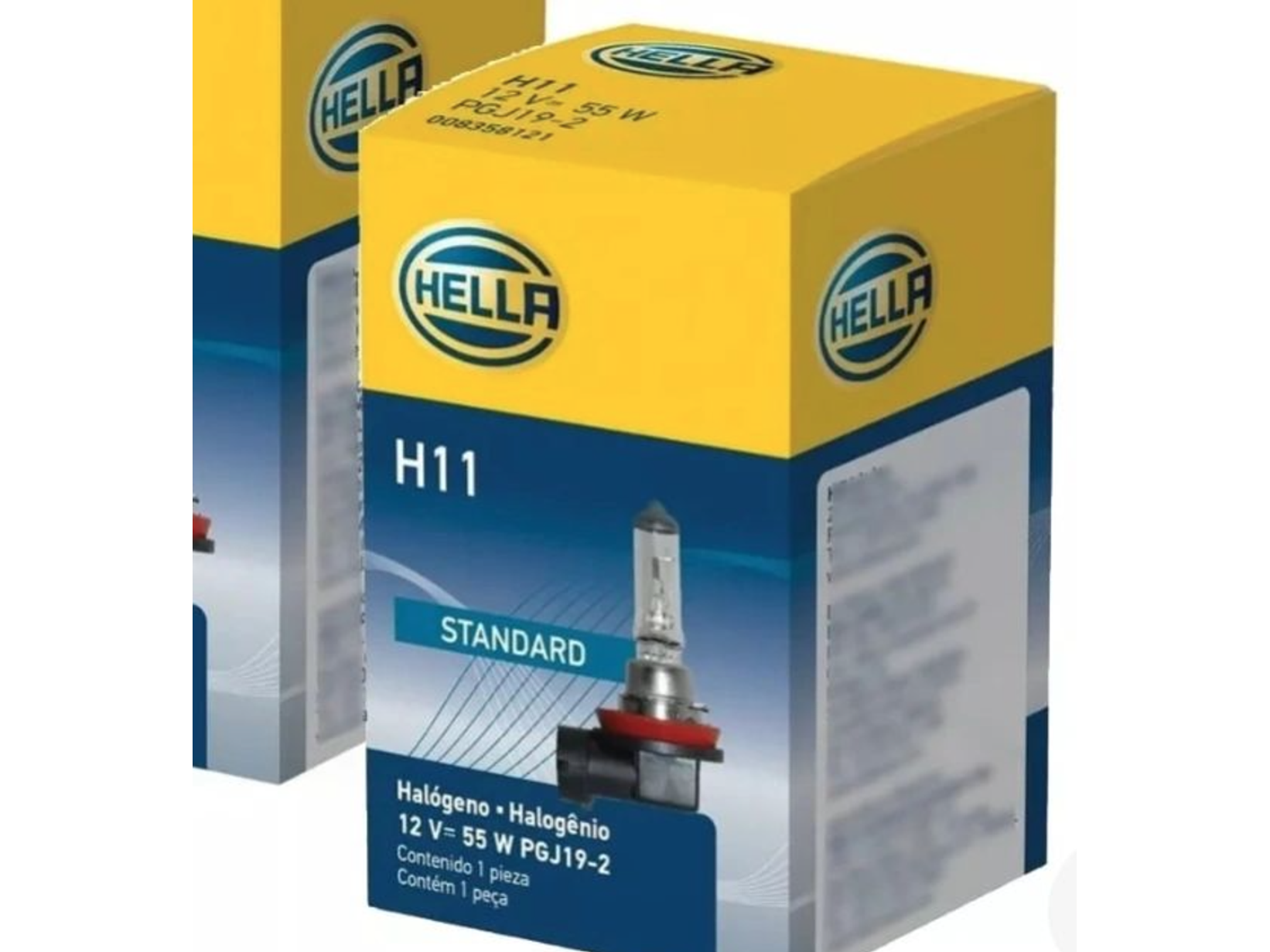 HELLA AMPOLLETA HALOGENA H11 2
