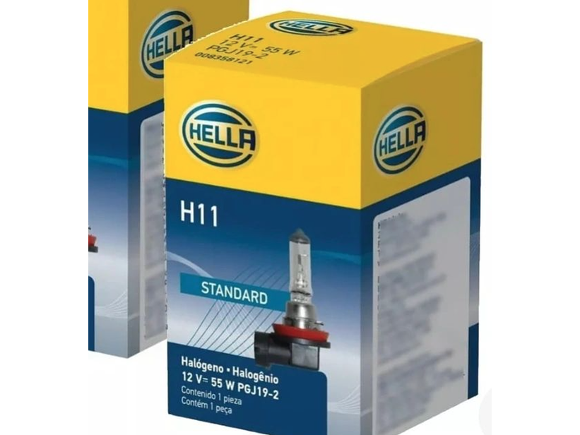 HELLA AMPOLLETA HALOGENA H11 2