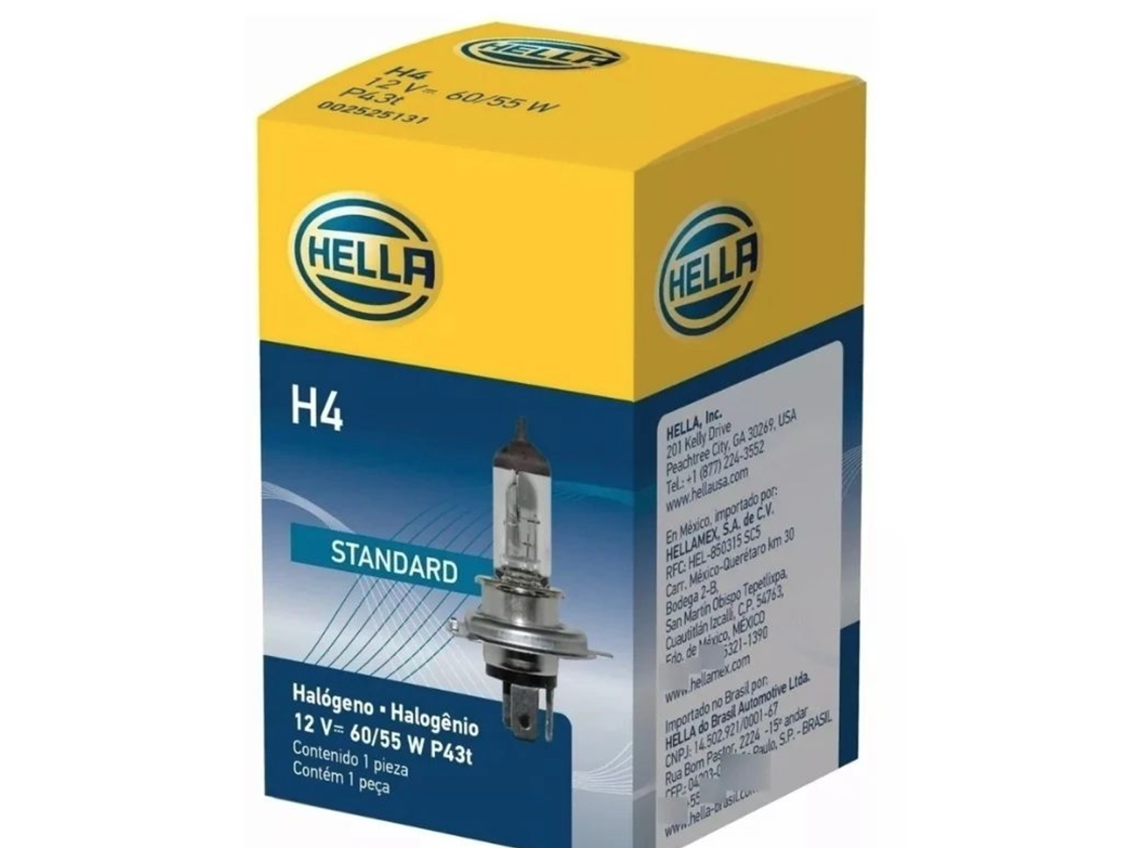 MPOLLETA HELLA H4 12v 60/55w 1