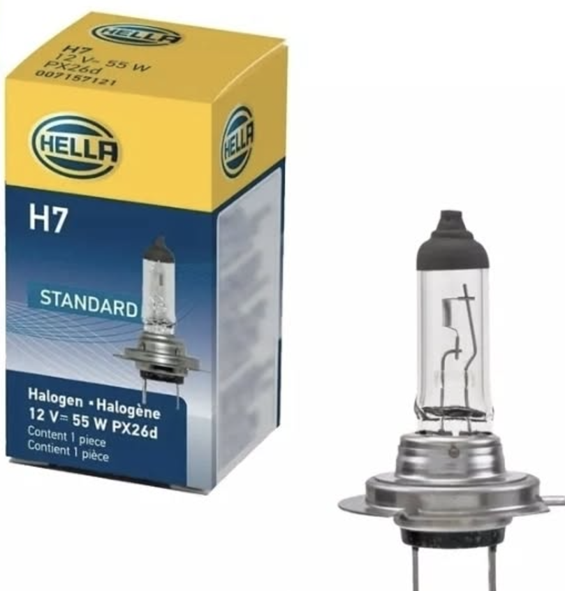 HELLA AMPOLLETA HALOGENAS H7 - Miniatura 1
