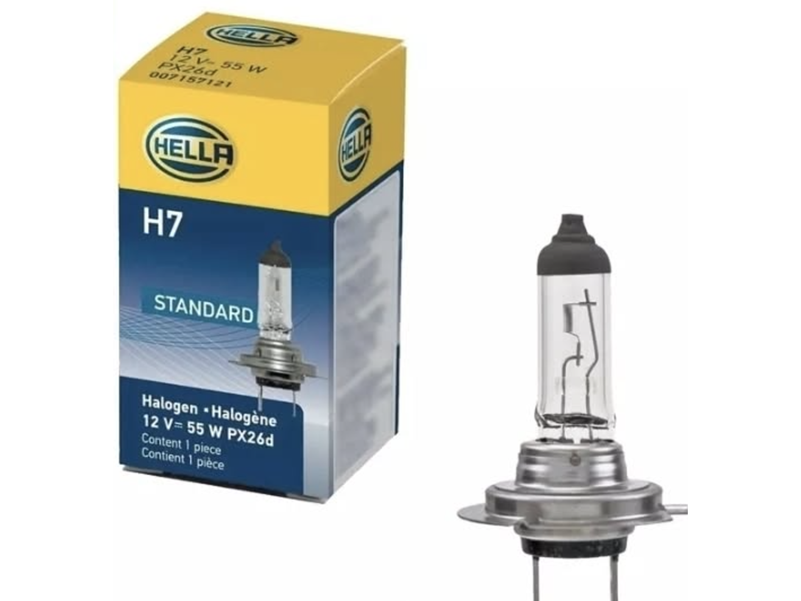 HELLA AMPOLLETA HALOGENAS H7 1