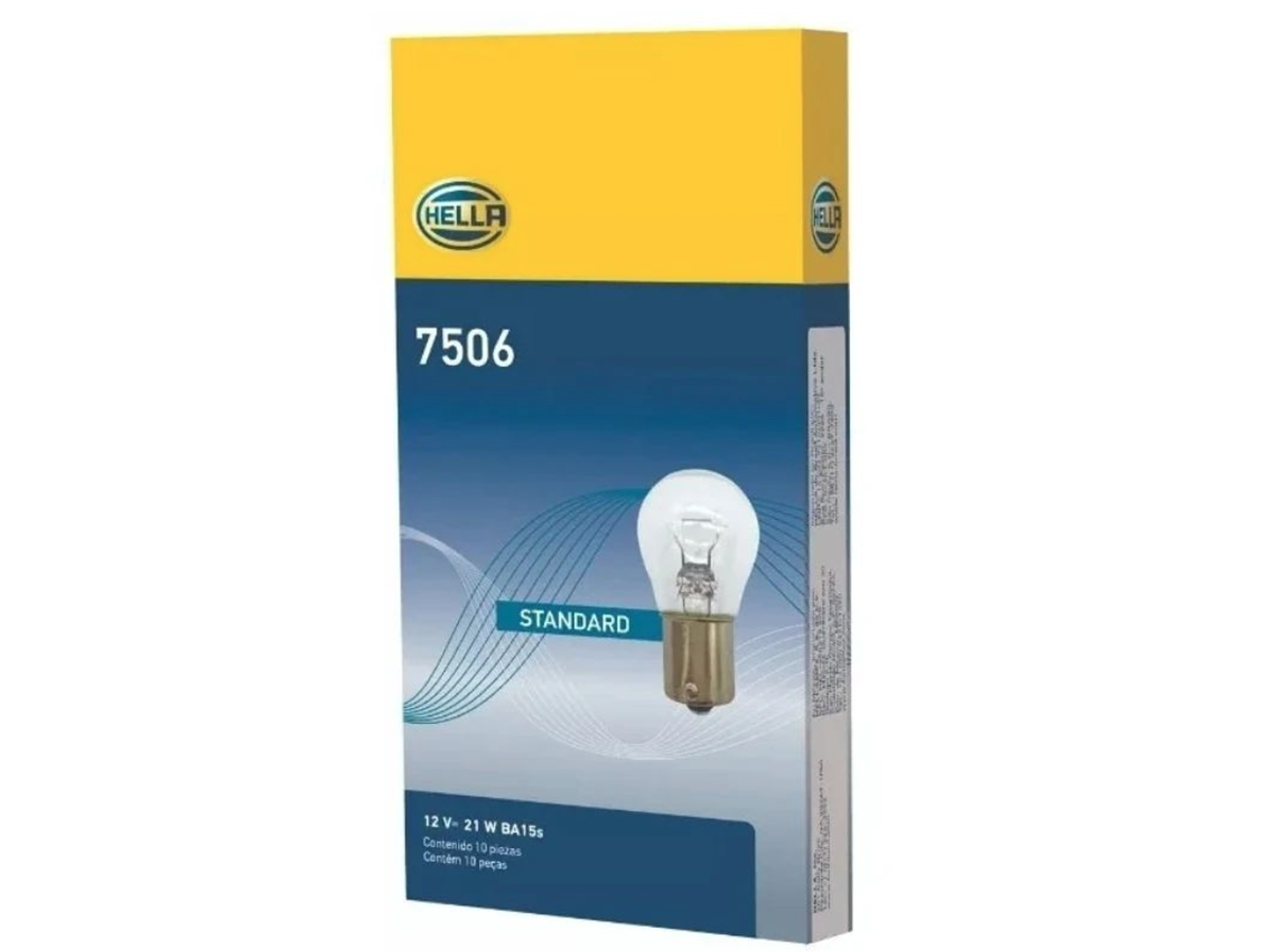 HELLA CAJA 10 AMPOLLETAS GLOBO GRANDE