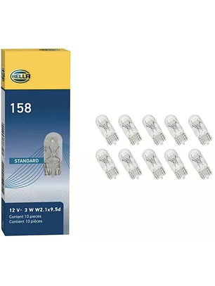 HELLA CAJA DE 10 AMPOLLETAS T10 COLA