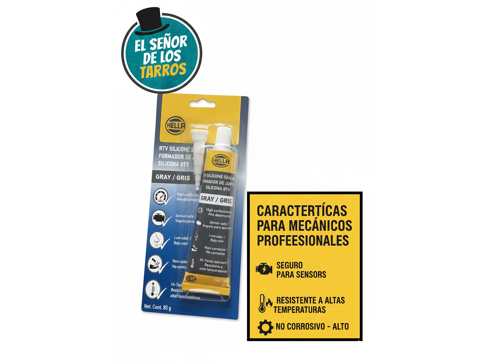 silicona gris Hella 