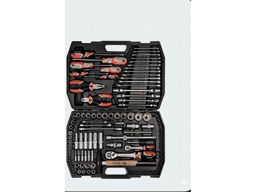 MALETA CON 109 HERRAMIENTAS: SET DADOS Y HERRAMIENTAS 1/4