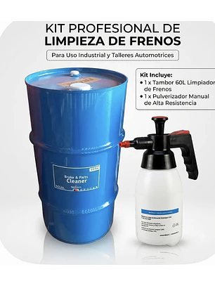 kit limpieza química de frenos 