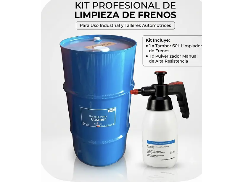 kit limpieza química de frenos 