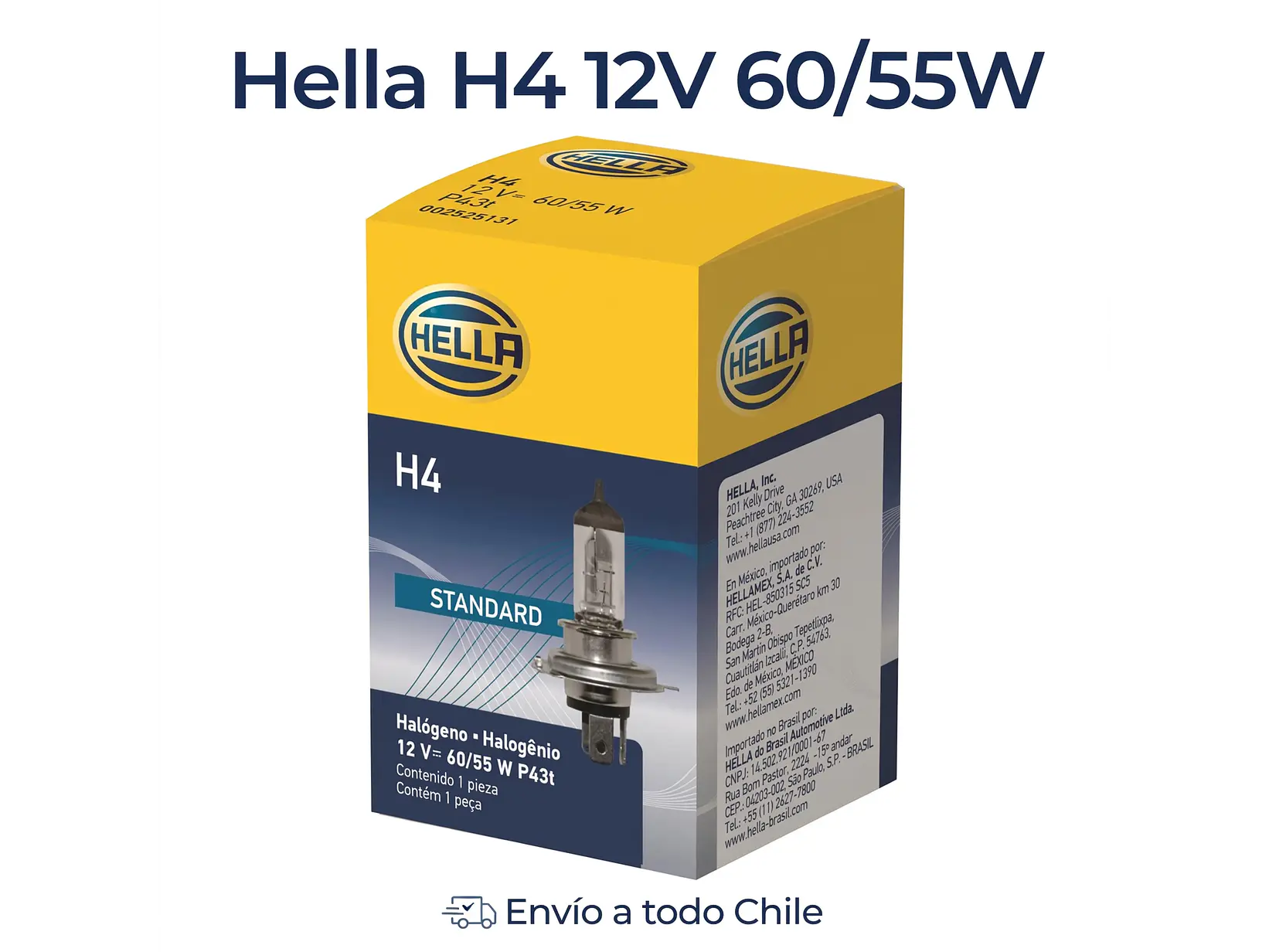 MPOLLETA HELLA H4 12v 60/55w