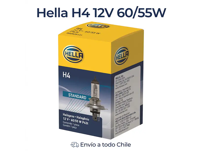 MPOLLETA HELLA H4 12v 60/55w