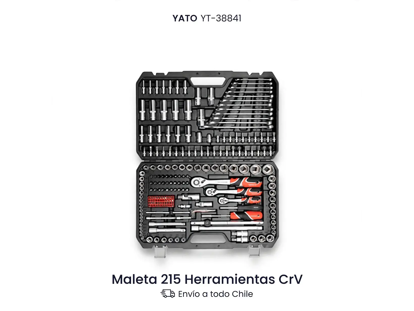MALETA CON 215 HERRAMIENTAS