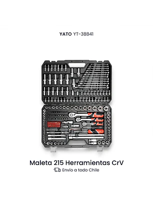 MALETA CON 215 HERRAMIENTAS